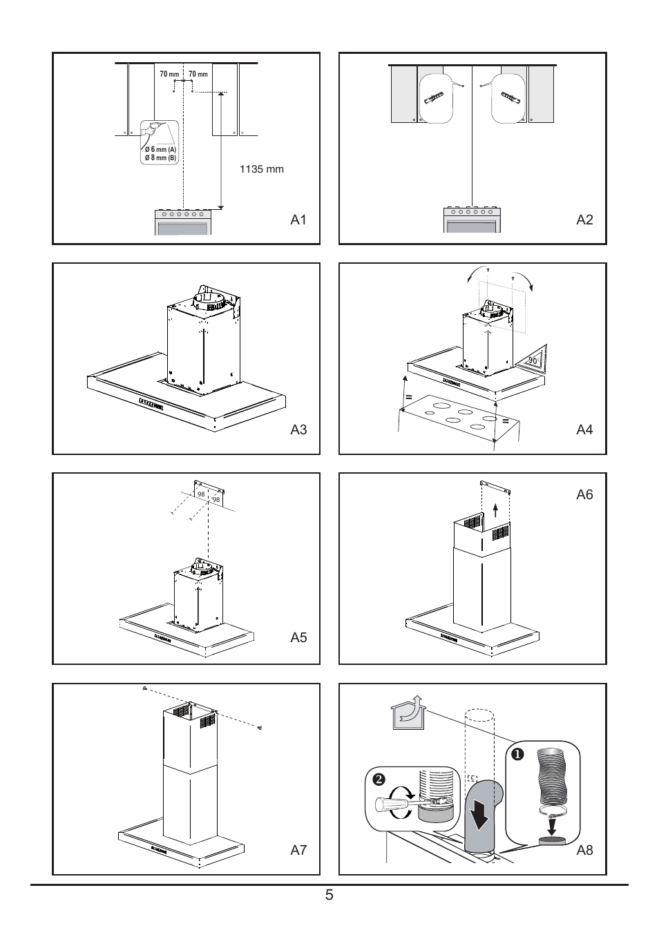 Fulgor Milano CHD 9003 TC User Manual | Page 5 / 36