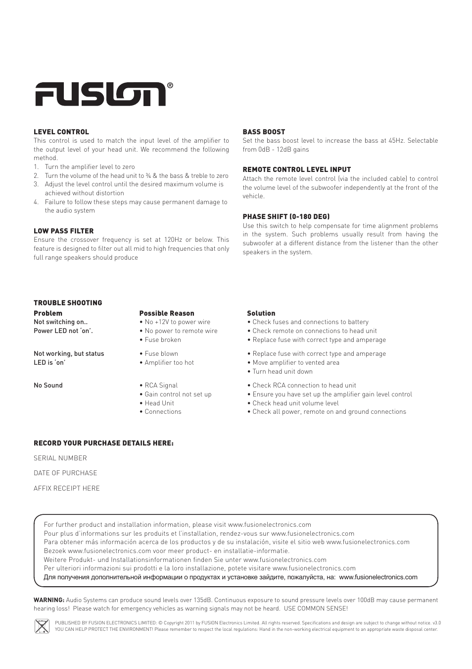 Fusion CP-AS1080 v3 User Manual | Page 2 / 2