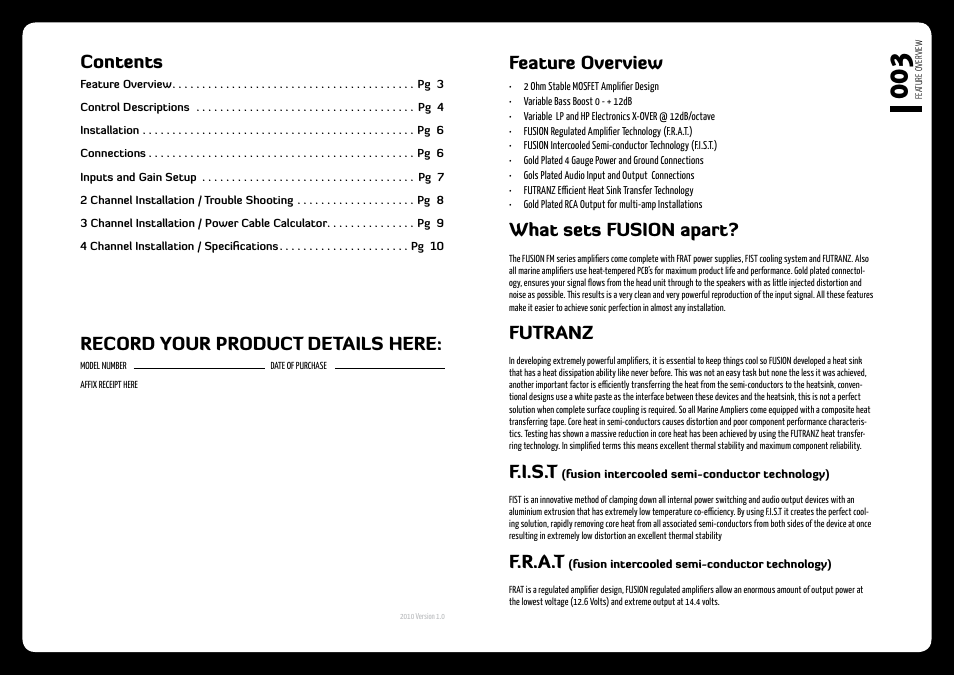 Fusion FM-504 User Manual | Page 2 / 7