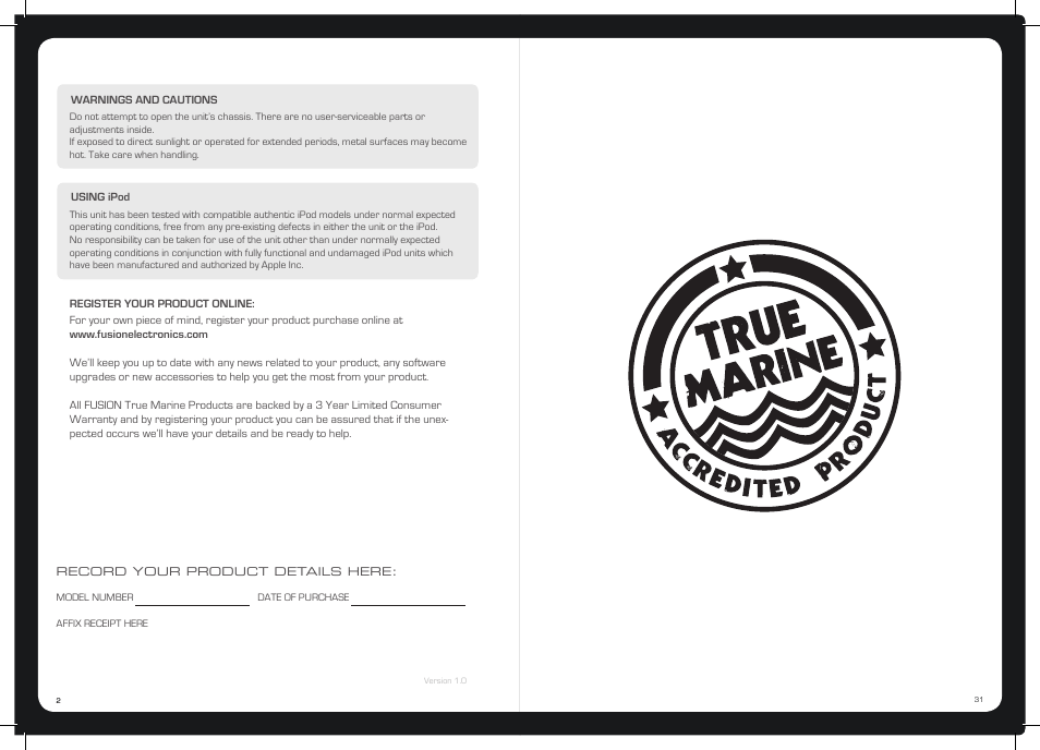 Fusion MS-RA50 User Manual | Page 2 / 16