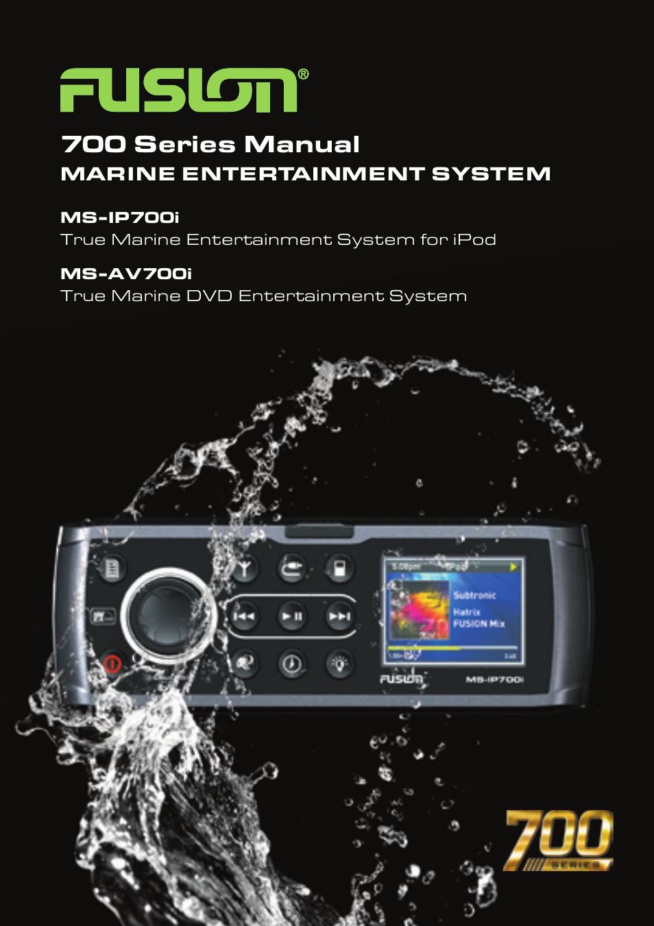 Fusion MS-AV700i User Manual | 68 pages