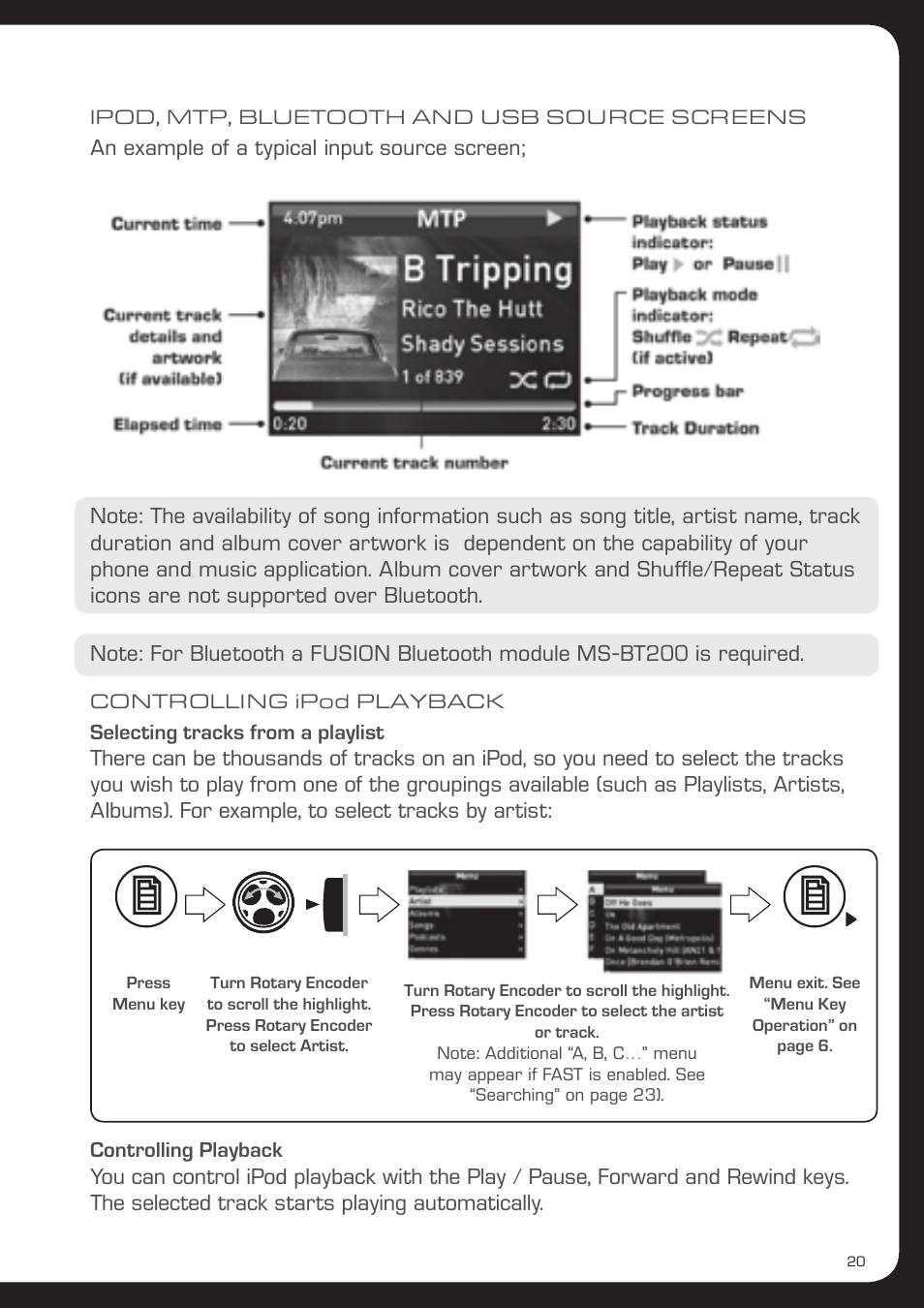 Fusion MS-AV700i User Manual | Page 21 / 68