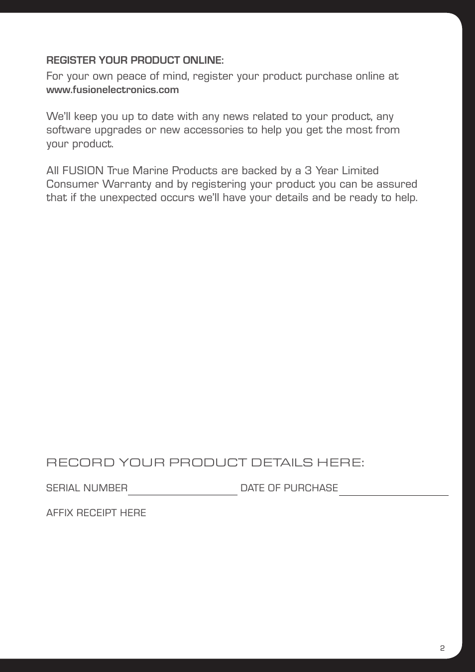 Fusion MS-AV700i User Manual | Page 3 / 68