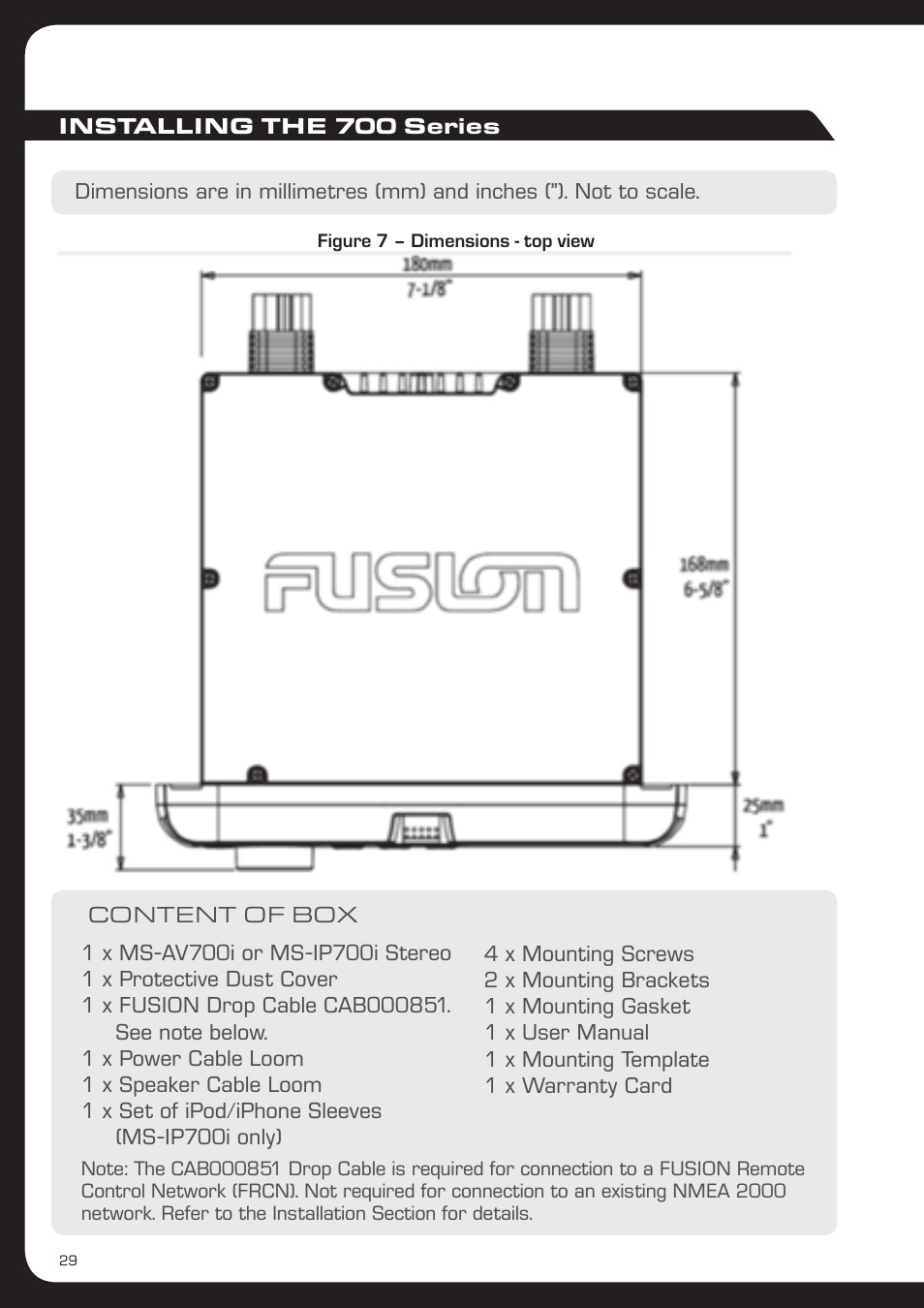 Fusion MS-AV700i User Manual | Page 30 / 68