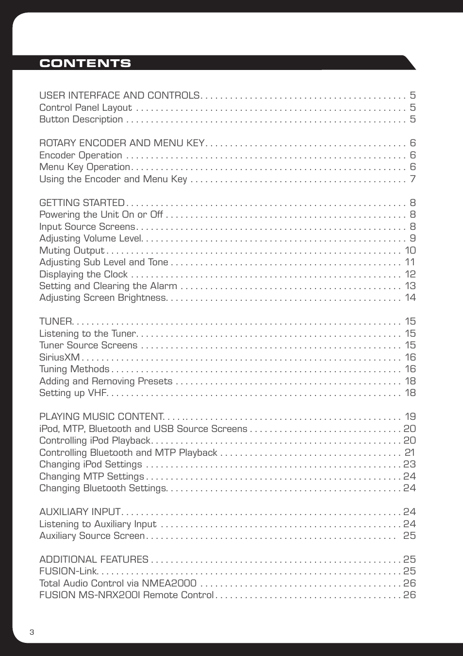 Fusion MS-AV700i User Manual | Page 4 / 68