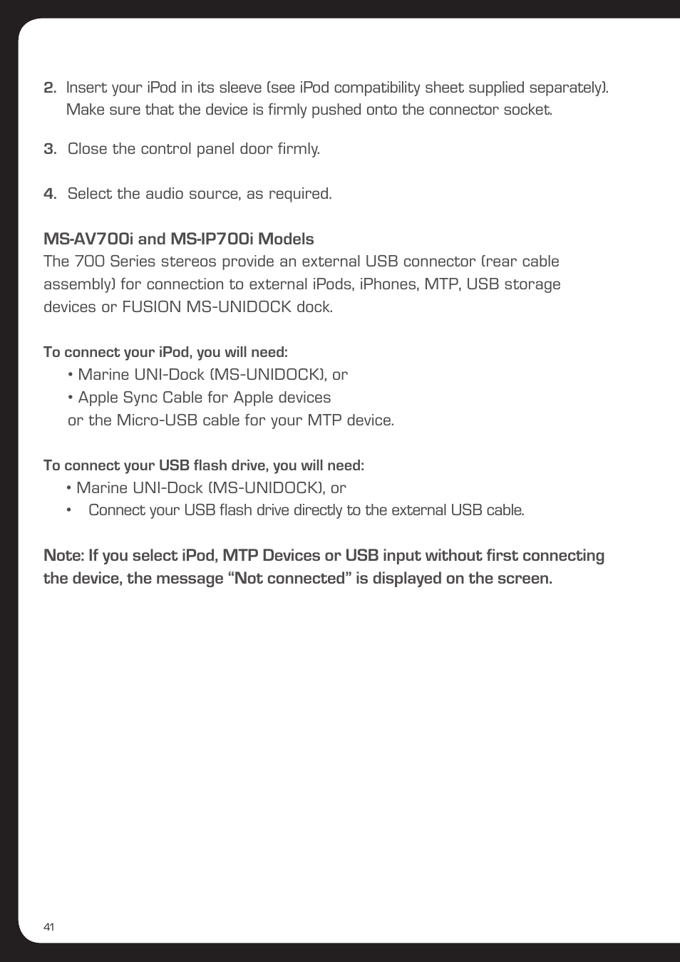 Fusion MS-AV700i User Manual | Page 42 / 68