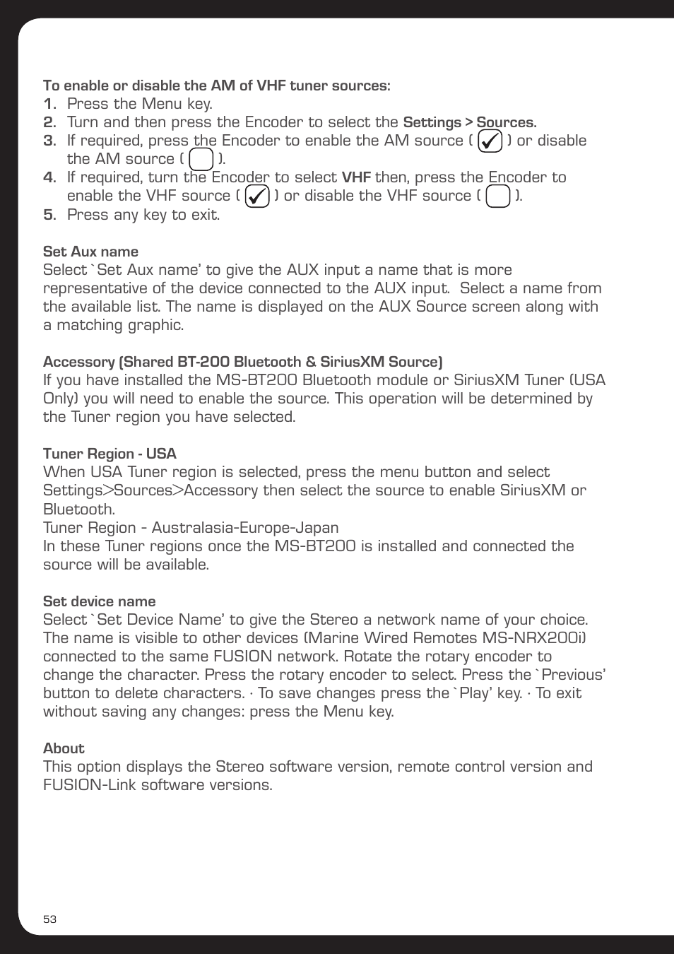 Fusion MS-AV700i User Manual | Page 54 / 68