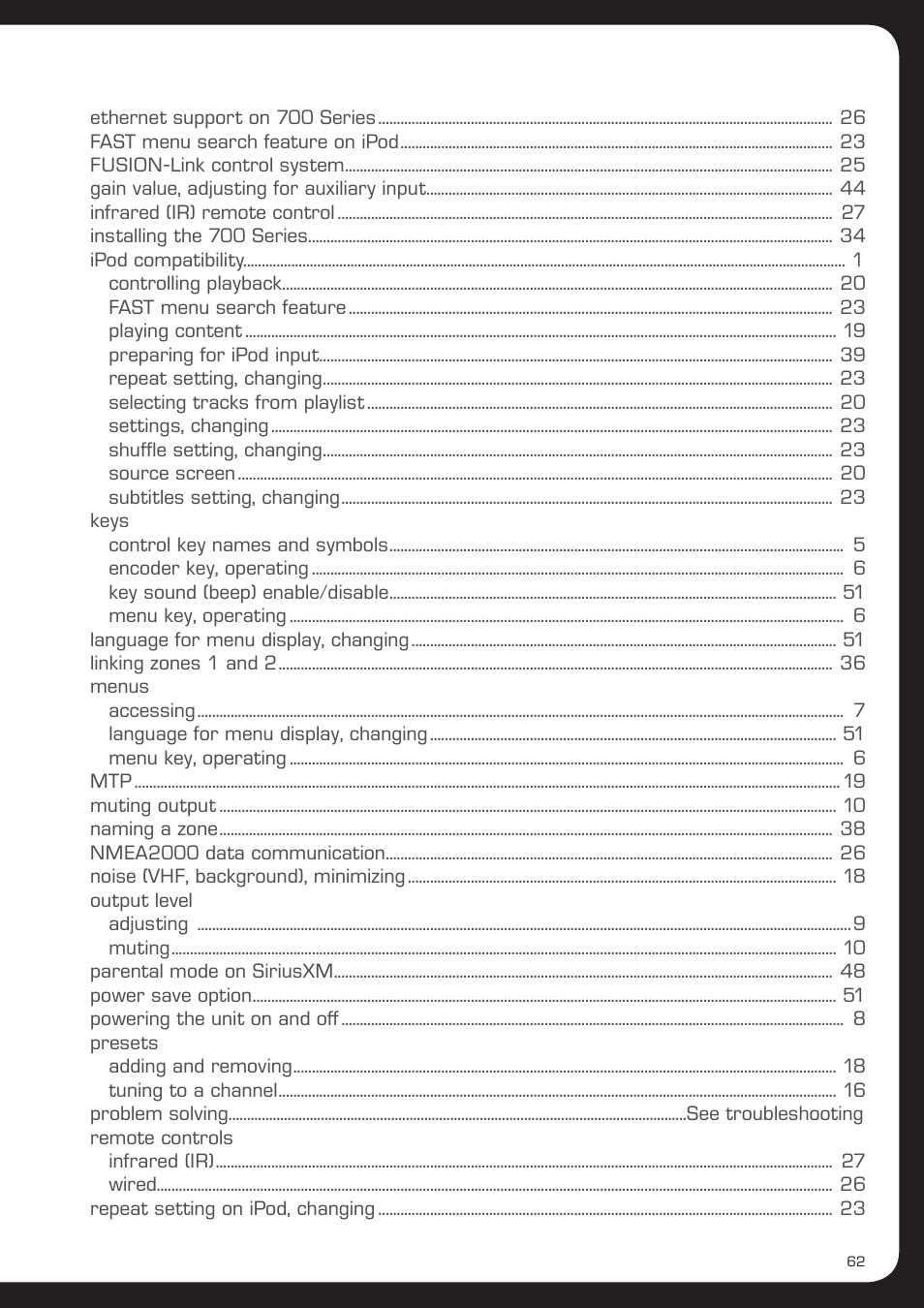 Fusion MS-AV700i User Manual | Page 63 / 68