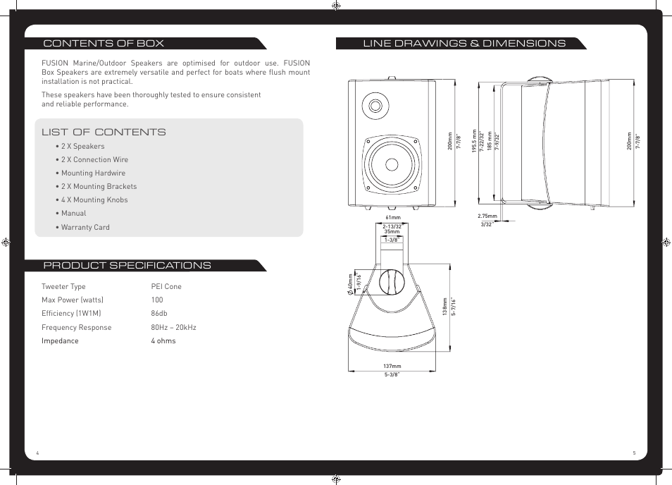 Fusion MS-OS420 User Manual | Page 4 / 4