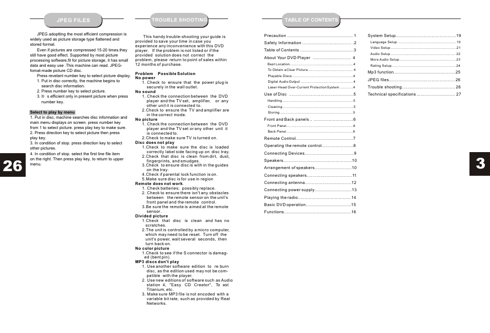 Т³гж 4 | Curtis DVD6041 User Manual | Page 4 / 15