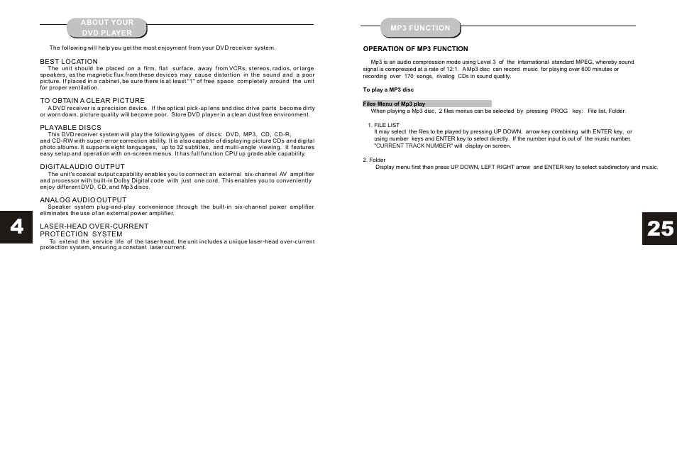 Т³гж 5 | Curtis DVD6041 User Manual | Page 5 / 15