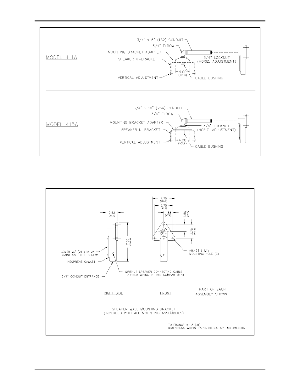 GAI-Tronics 13340 Constant Directivity Horn User Manual | Page 2 / 5