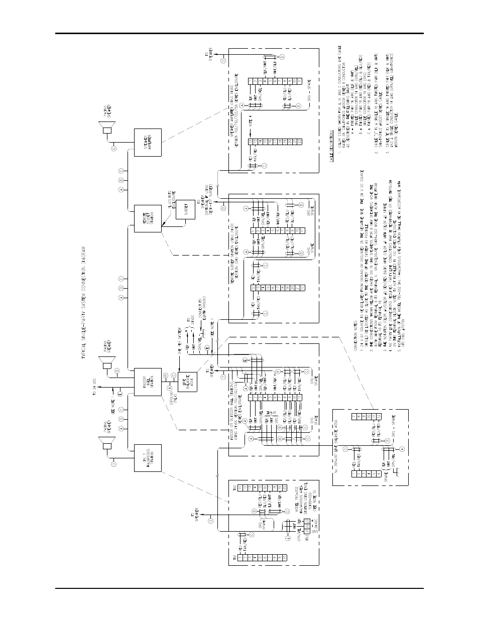 Typical single-party system connection diagram | GAI-Tronics 700 Series 24 V DC Page/Party Systems User Manual | Page 12 / 14