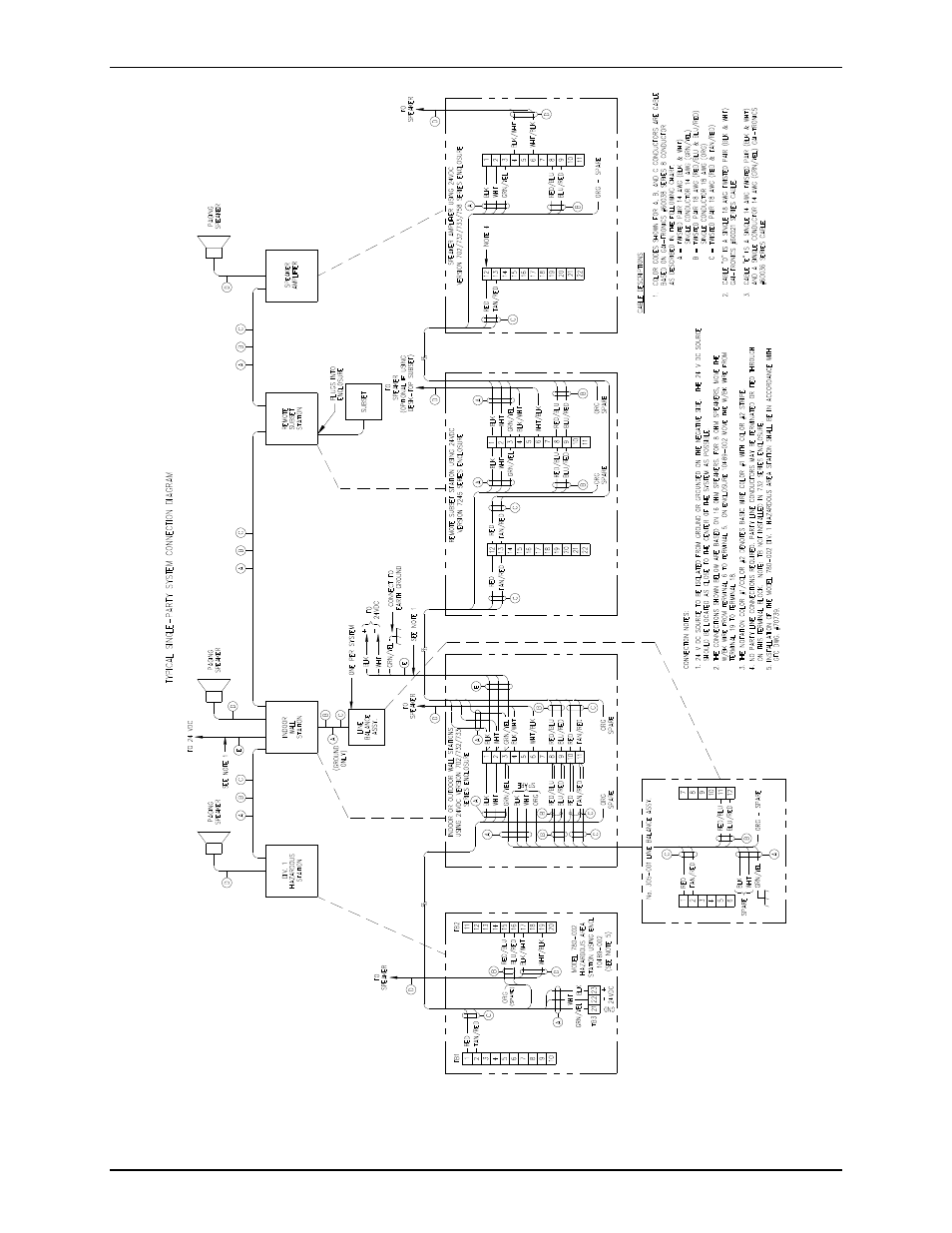 Typical single-party system connection diagram | GAI-Tronics 702-002 Single Party 24 V DC Amplifier Enclosure User Manual | Page 12 / 13