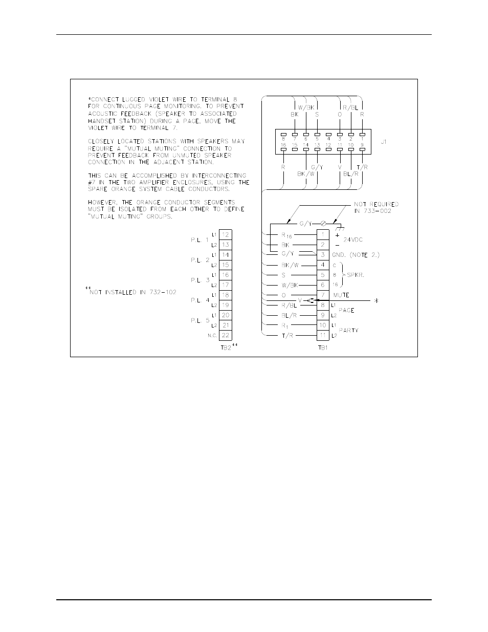 GAI-Tronics 702-002 Single Party 24 V DC Amplifier Enclosure User Manual | Page 8 / 13