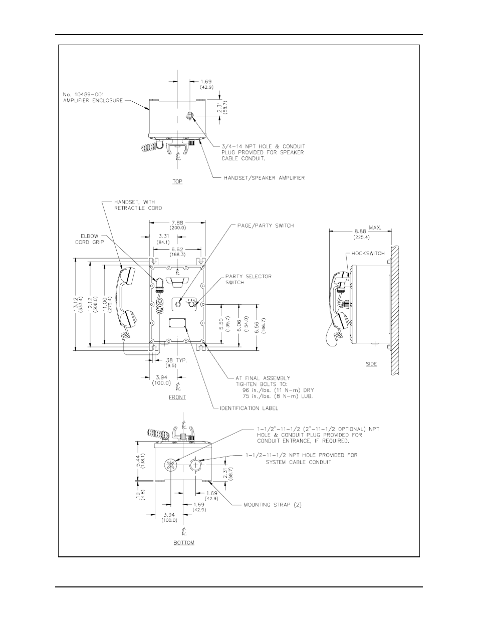 GAI-Tronics 780-001 Explosion-proof Handset Stations User Manual | Page 3 / 13