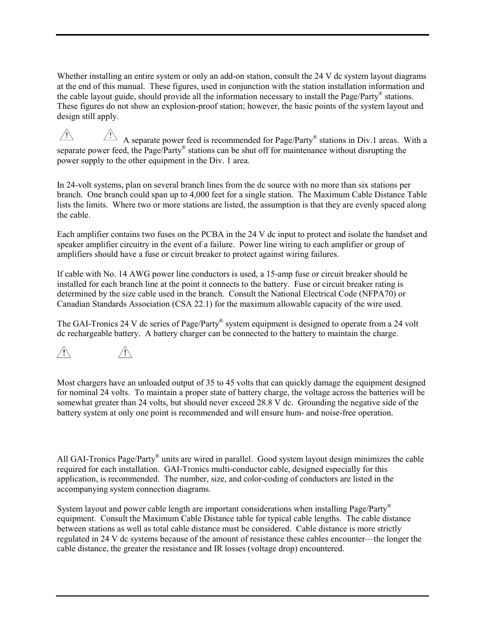 Installation, Enclosure placement | GAI-Tronics 785-002  24 V DC Explosion-proof Page/Party Handset Stations User Manual | Page 2 / 14
