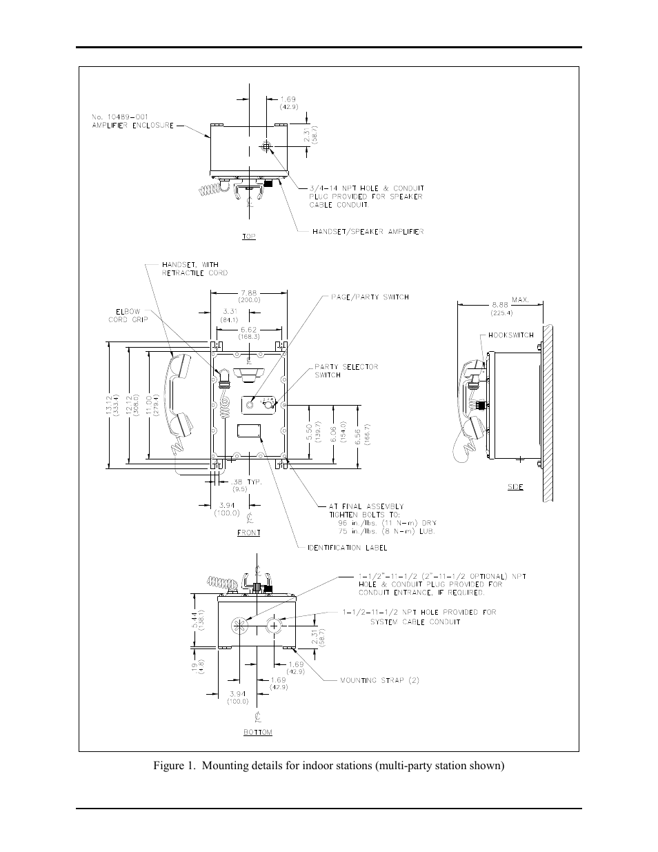 GAI-Tronics 785-002  24 V DC Explosion-proof Page/Party Handset Stations User Manual | Page 5 / 14