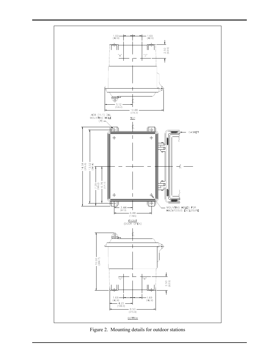 GAI-Tronics 785-002  24 V DC Explosion-proof Page/Party Handset Stations User Manual | Page 6 / 14