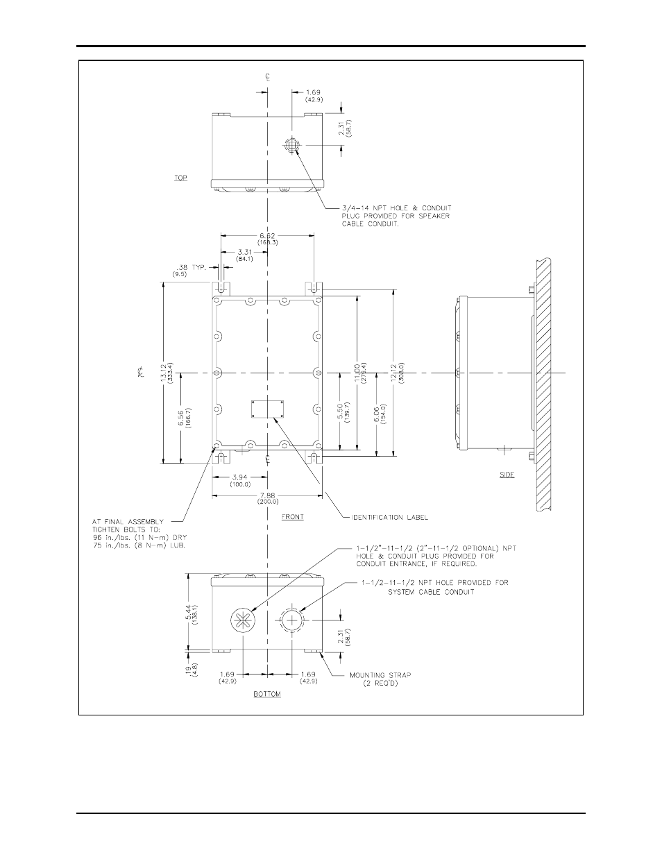 GAI-Tronics 670-001 Explosion-proof Page/Party Speaker Station User Manual | Page 3 / 9