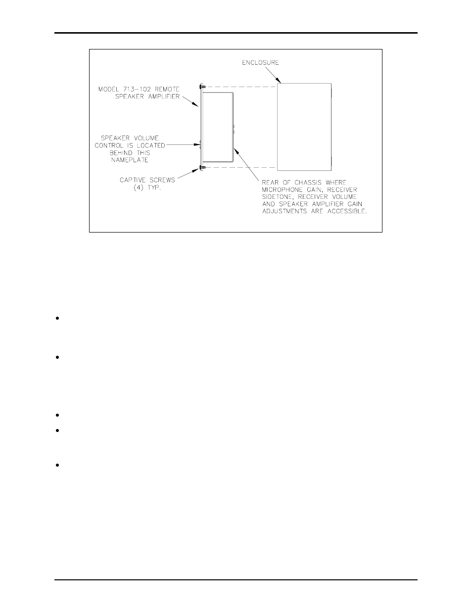Operation | GAI-Tronics 713-102 24 V DC Page/Party Remote Speaker Amplifier User Manual | Page 2 / 5