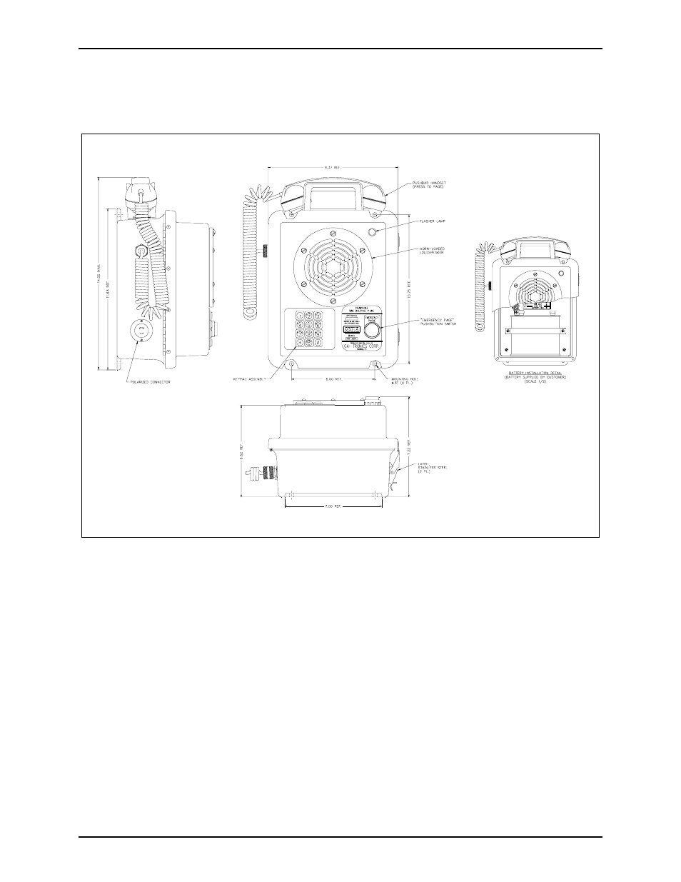 GAI-Tronics 491-204 Mine Dial / Page Phone User Manual | Page 4 / 10