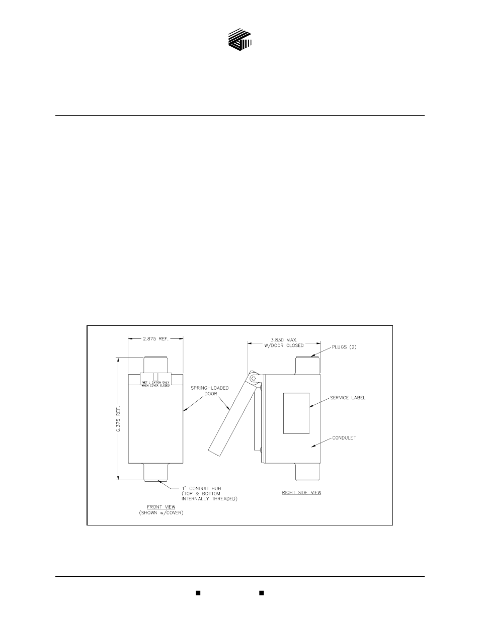 GAI-Tronics 773-001 Outdoor Jack Station (Page/Party) User Manual | 3 pages