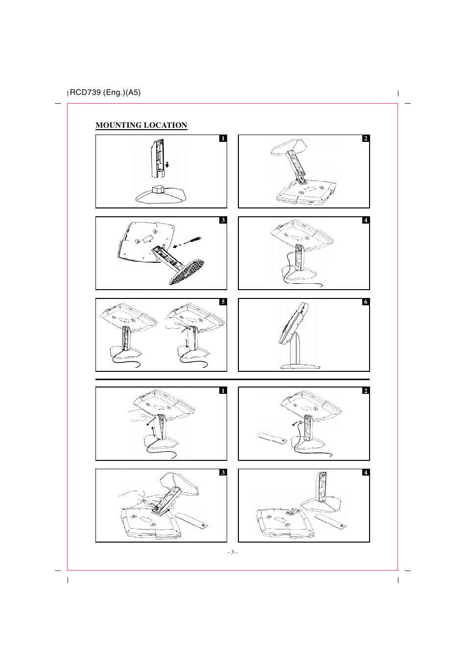 Digital cd/radio stereo system w ith remot e, Instruction manual operating instructions, Model : rcd739 | Curtis RCD739UK User Manual | Page 4 / 9