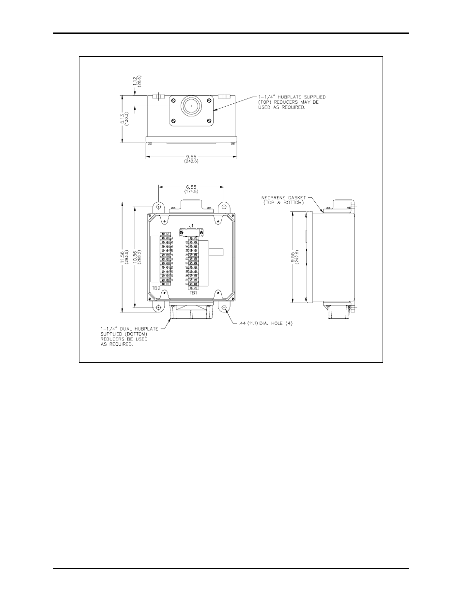 GAI-Tronics 758-001 Weatherproof Speaker Amplifier Enclosure User Manual | Page 3 / 9