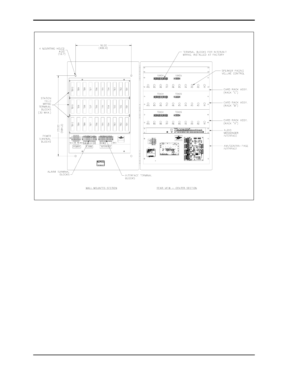 GAI-Tronics 10468-002 Centra-Page Central Cabinet User Manual | Page 5 / 9