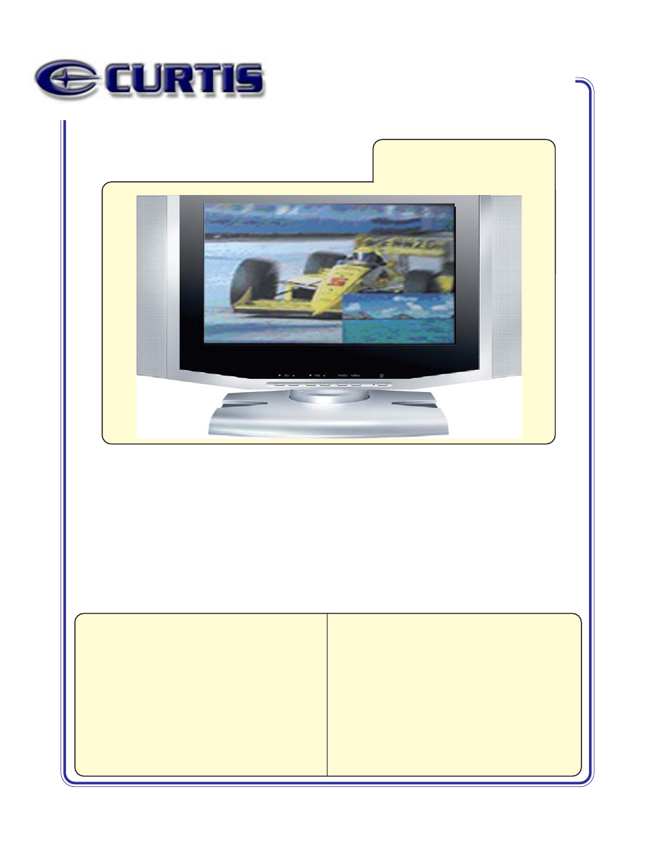 Curtis LCD2075 User Manual | 1 page