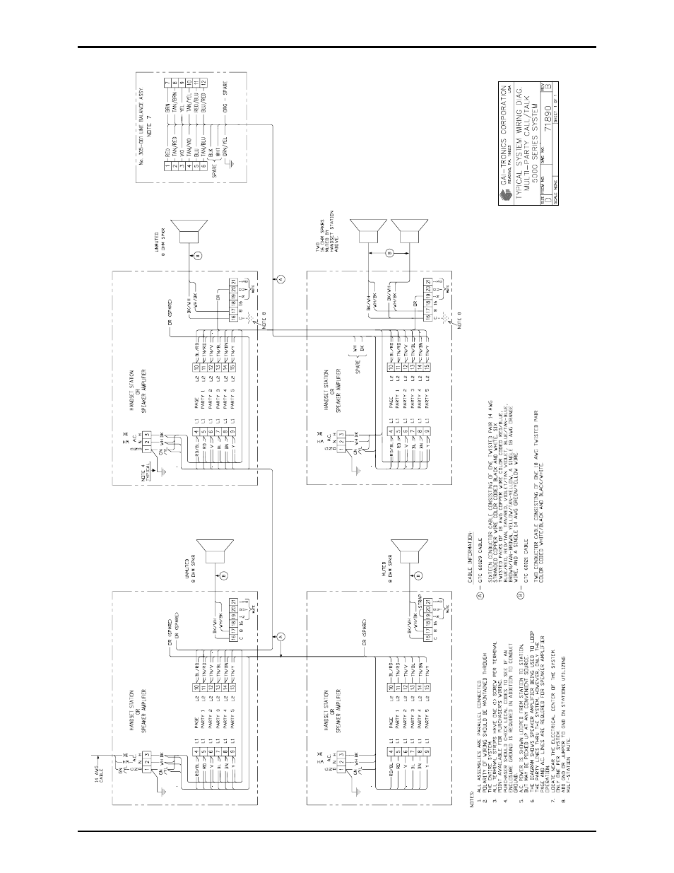 GAI-Tronics Call/Talk Installation of Call/Talk Systems User Manual | Page 8 / 10