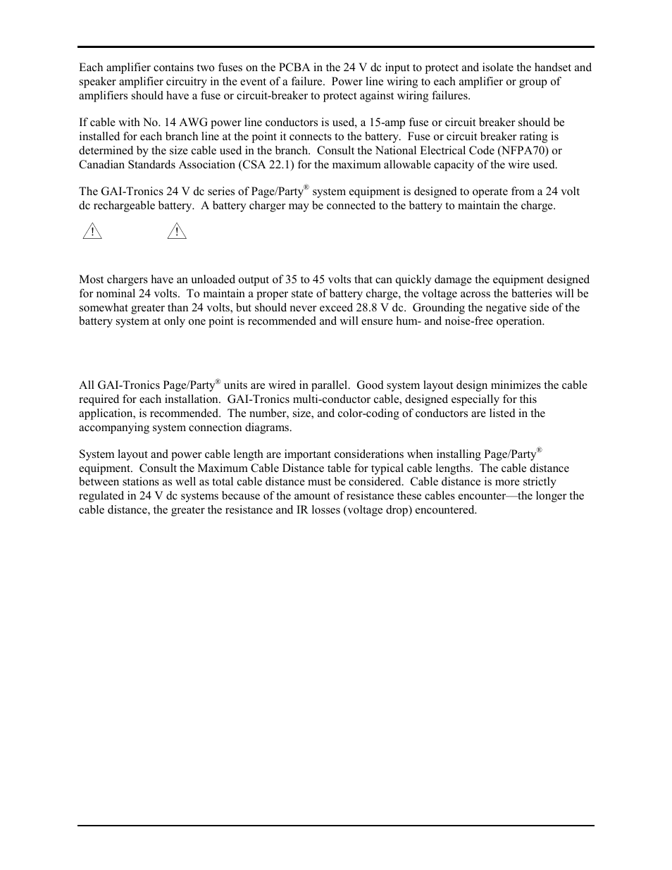 Enclosure placement | GAI-Tronics 7245-003 24 V DC Remote Subset Amplifier Enclosure User Manual | Page 2 / 12