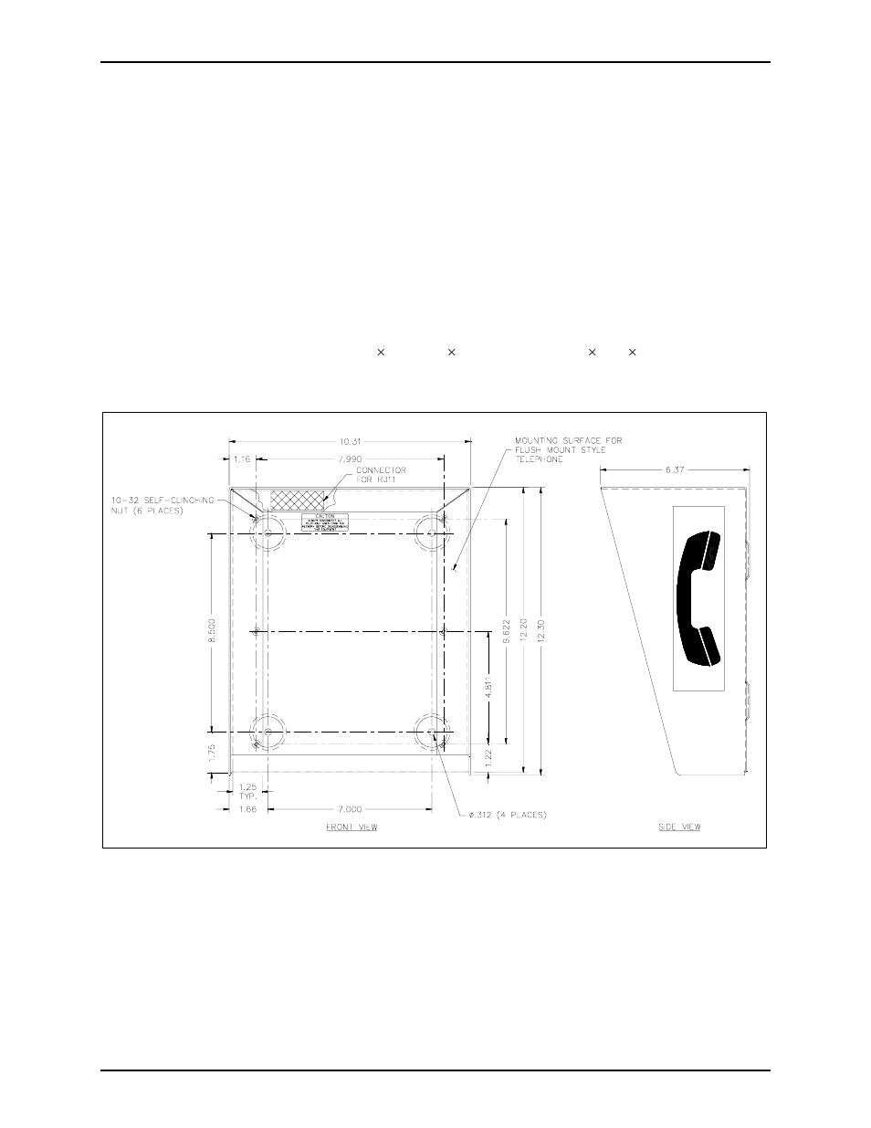 Specifications | GAI-Tronics 236 (236-001BK or 236-001YL) Surface Mount Enclosure User Manual | Page 3 / 5