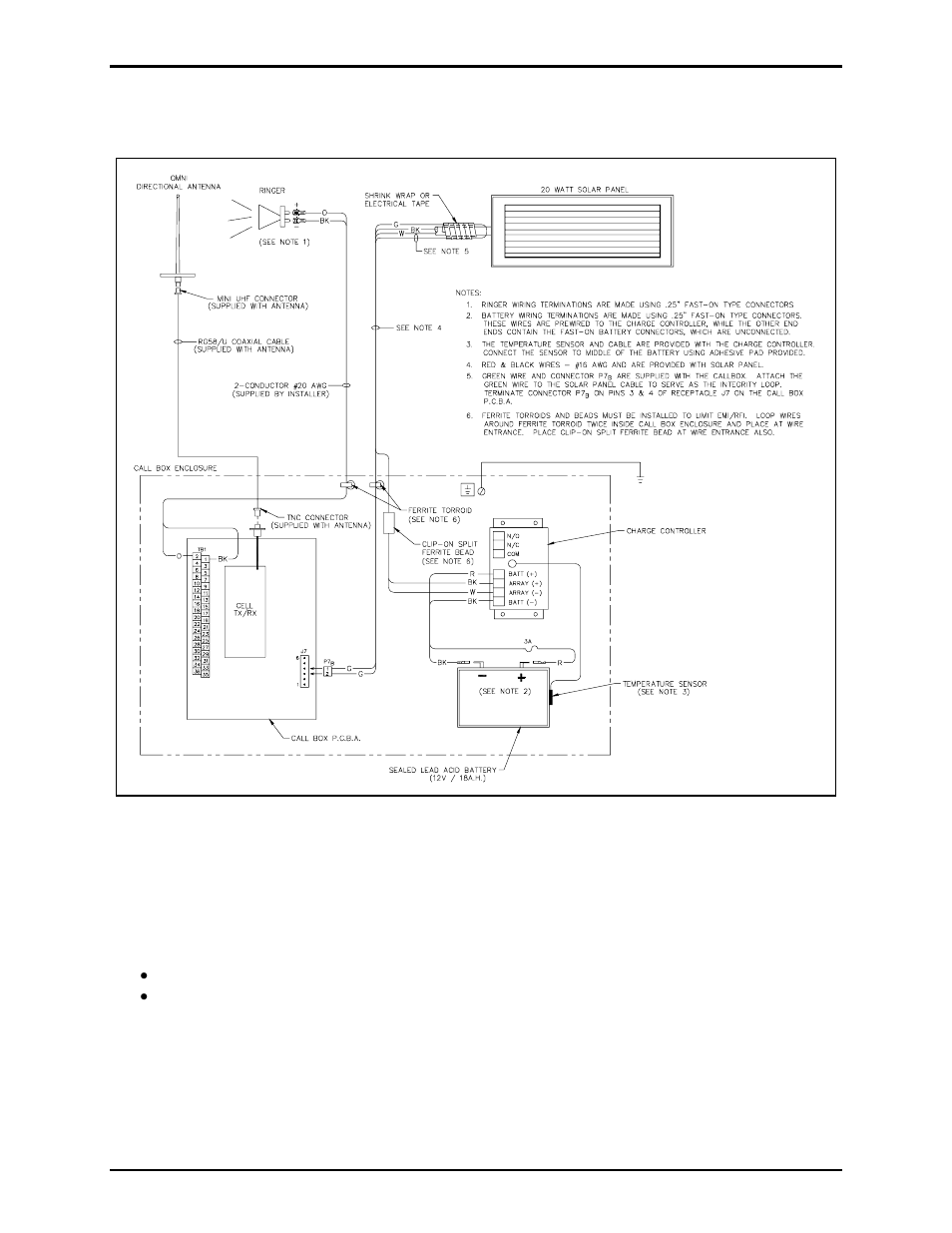 Wiring | GAI-Tronics WCB104 Wireless Call-Box Installation Guide User Manual | Page 5 / 11