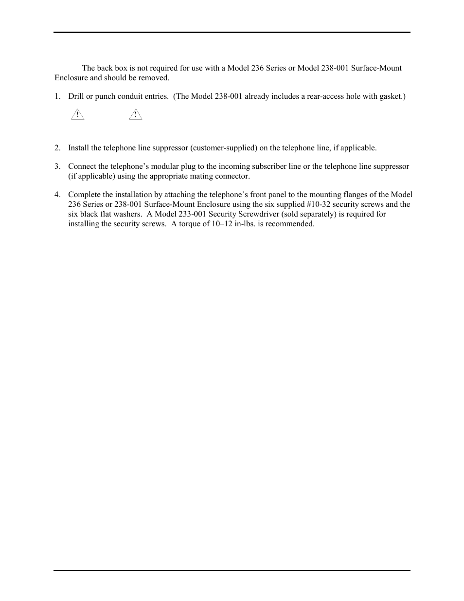 GAI-Tronics 227-001 Auto-dial Telephones User Manual | Page 12 / 20