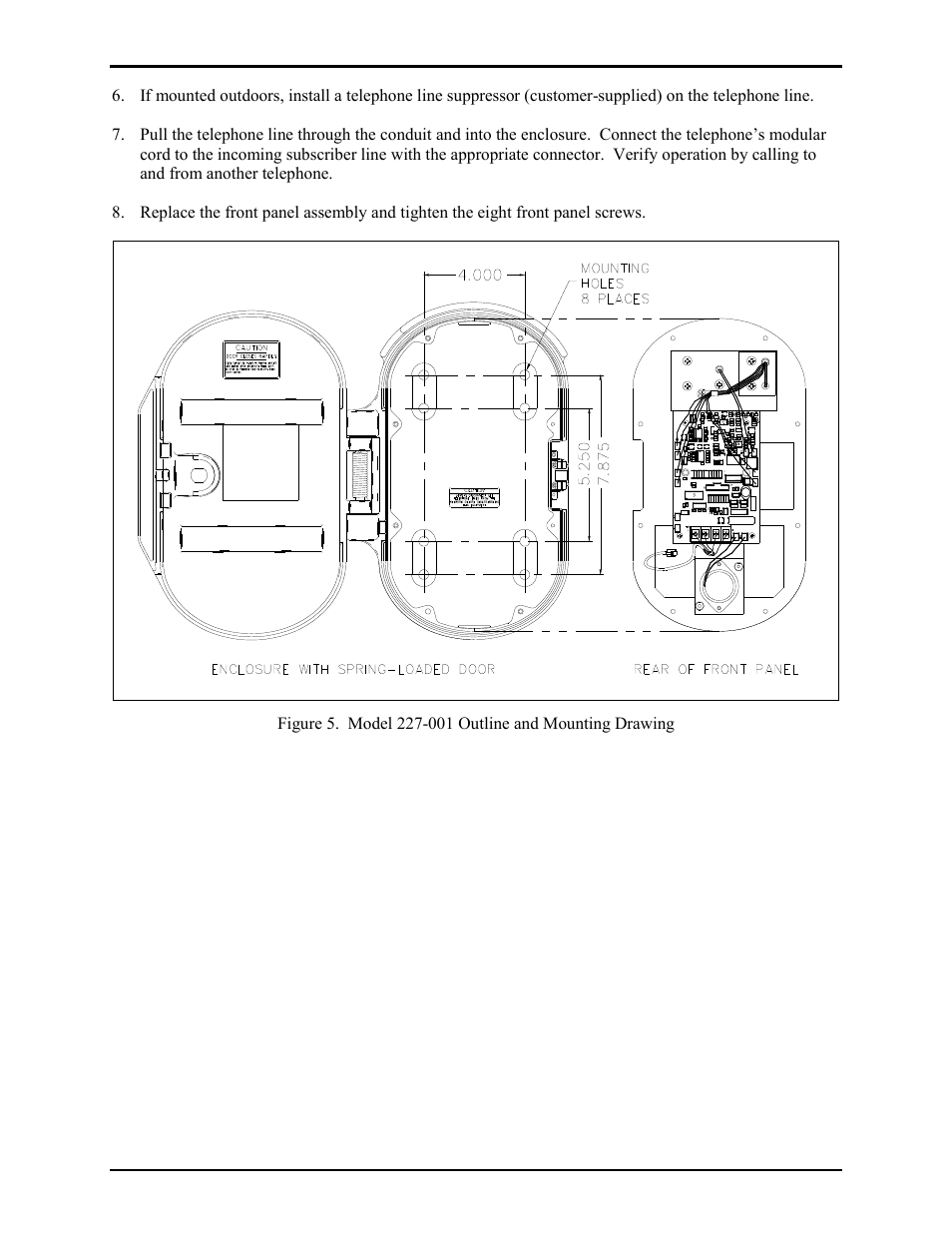 GAI-Tronics 227-001 Auto-dial Telephones User Manual | Page 5 / 20