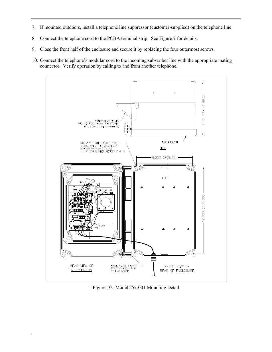 GAI-Tronics 227-001 Auto-dial Telephones User Manual | Page 9 / 20