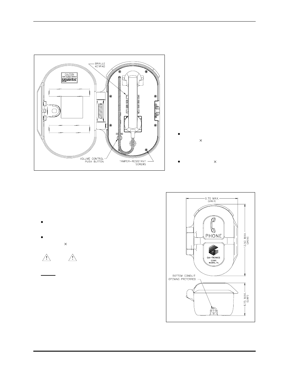 GAI-Tronics 226-003 S.M.A.R.T. Phones with Keypads User Manual | Page 6 / 23