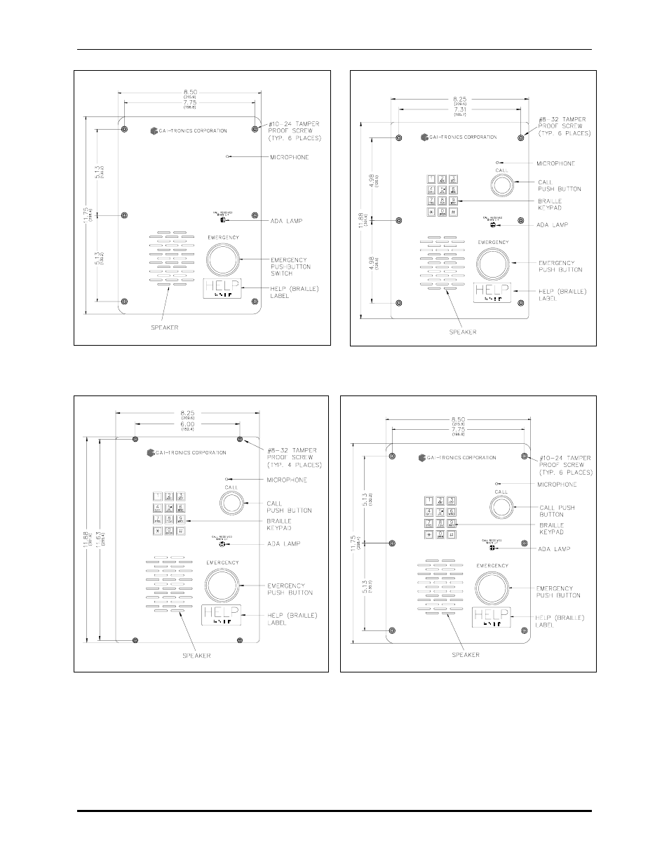 GAI-Tronics 297-003RT4 Retrofit S.M.A.R.T. ADA-Compliant Emergency Phones User Manual | Page 7 / 19