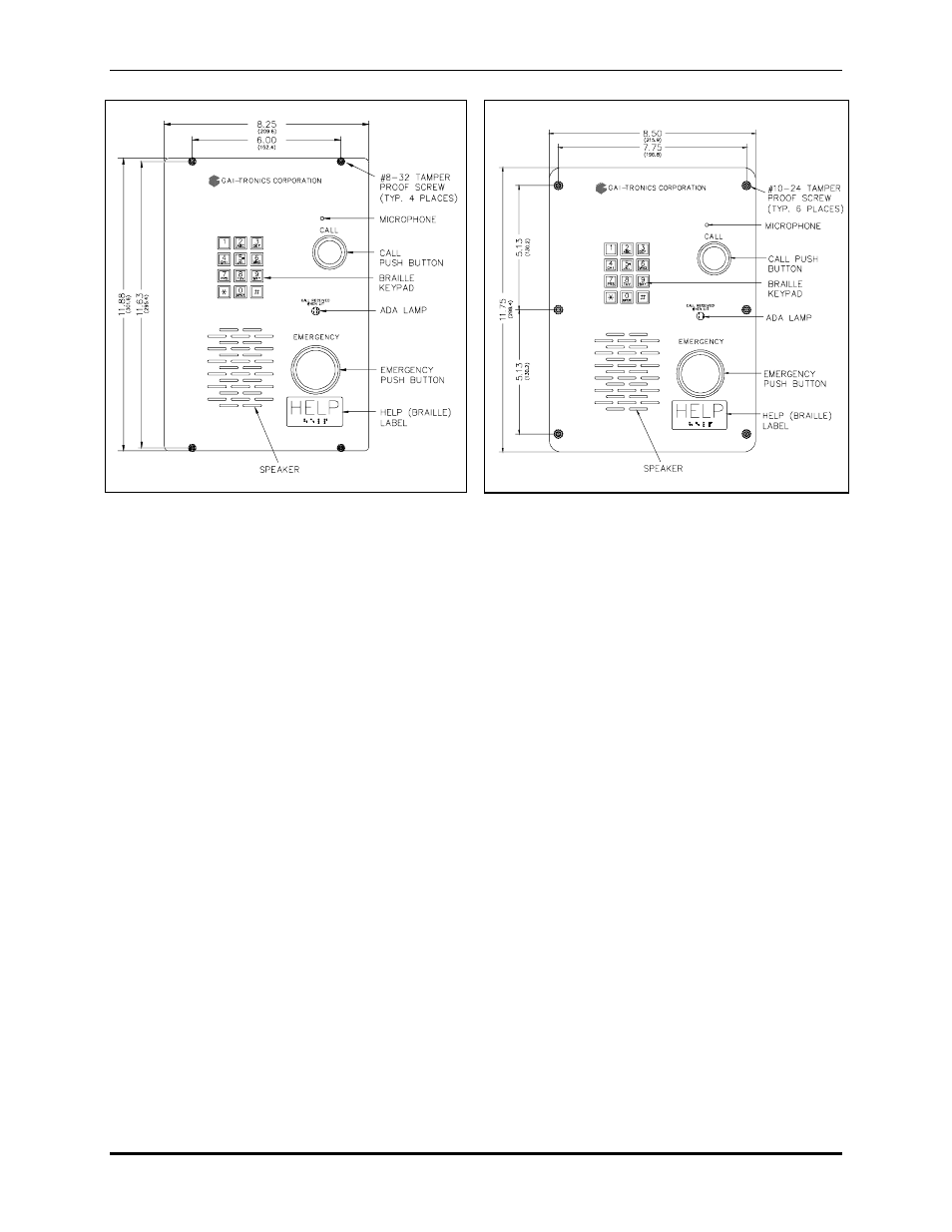 GAI-Tronics 297-103RT4 Retrofit S.M.A.R.T. Externally Powered Emergency Phones User Manual | Page 8 / 19