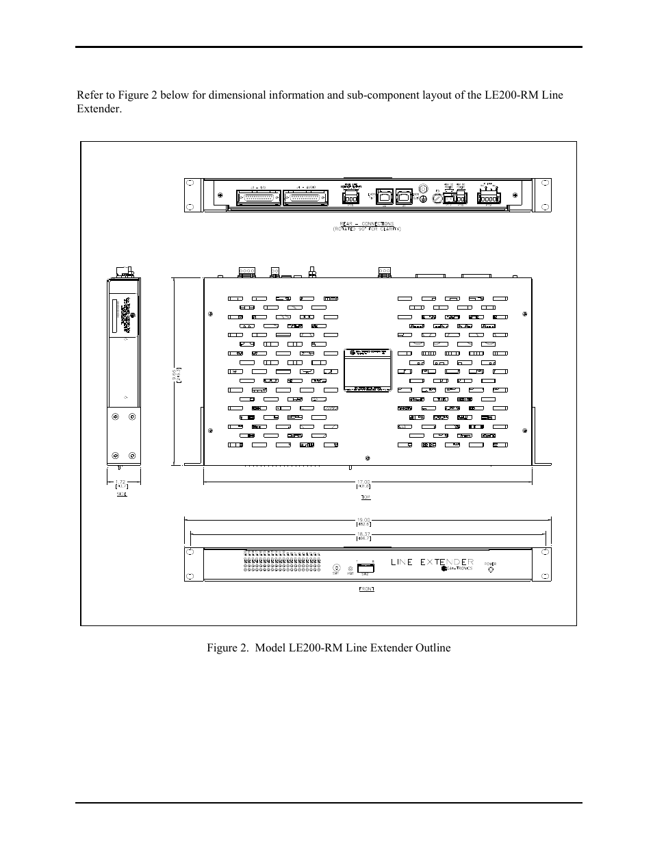 Line extender & sub-component details, Line extender and sub-component details | GAI-Tronics LE200-RM Rack-Mount Page/Party Line Extender User Manual | Page 4 / 59