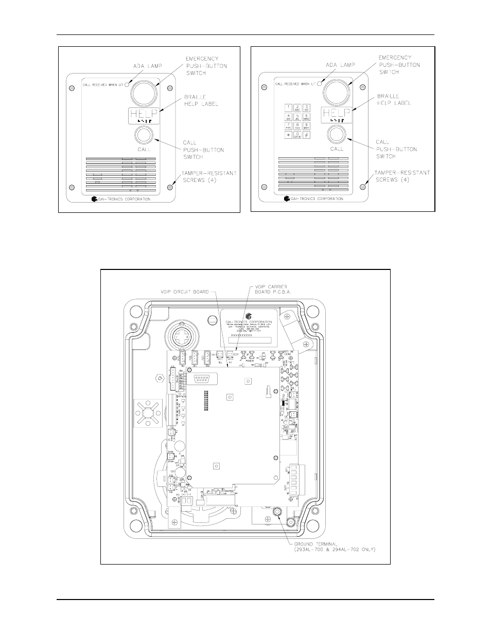 GAI-Tronics 293-700 VoIP Telephone User Manual | Page 9 / 26