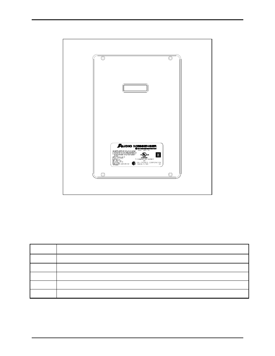 GAI-Tronics 10959-101 Wall-Mount Audio Messenger Interface (AMI) User Manual | Page 7 / 34