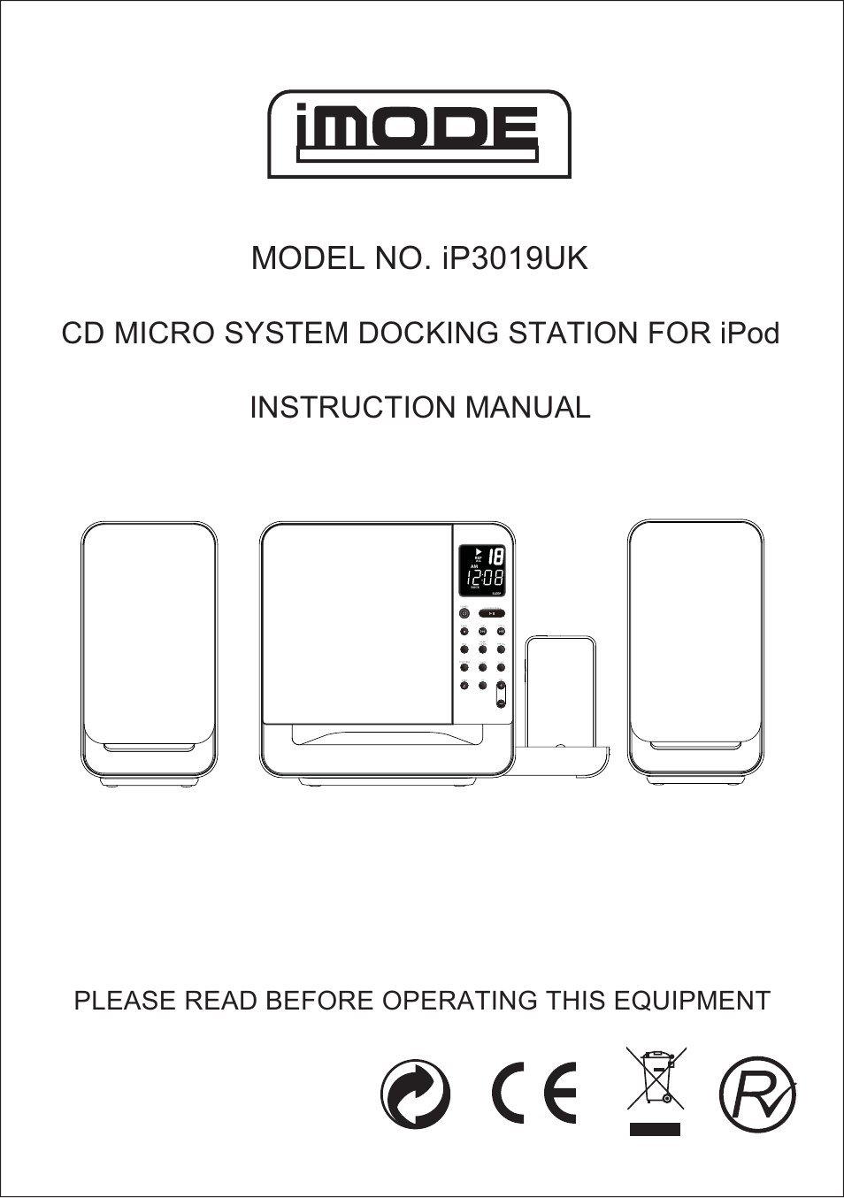 Curtis iP3019UK User Manual | 16 pages