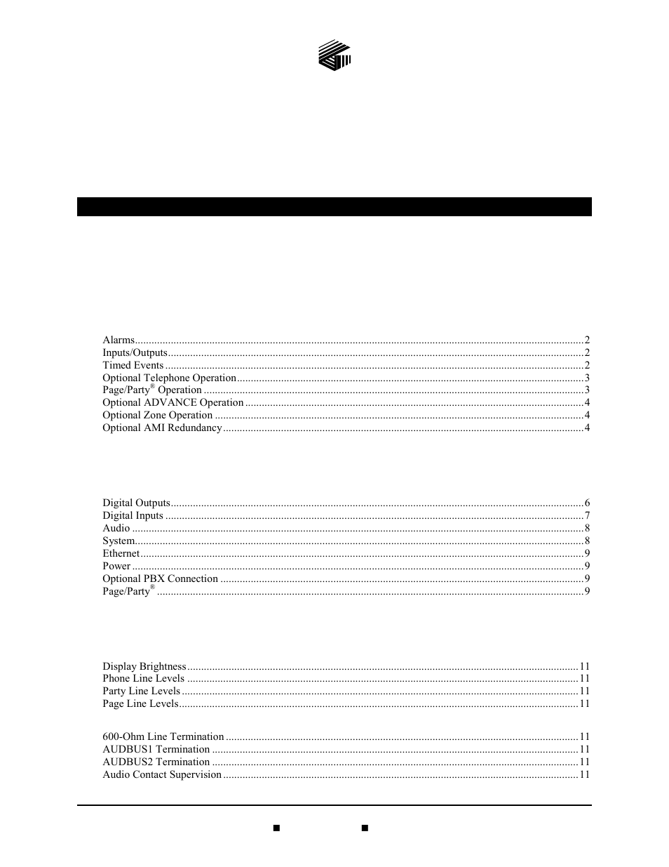 GAI-Tronics 10959-201 and 10959-203 Wall-mount Audio Messenger Interface User Manual | 23 pages