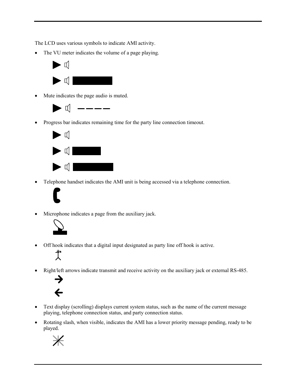 Lcd display during operation | GAI-Tronics 10959-201 and 10959-203 Wall-mount Audio Messenger Interface User Manual | Page 17 / 23