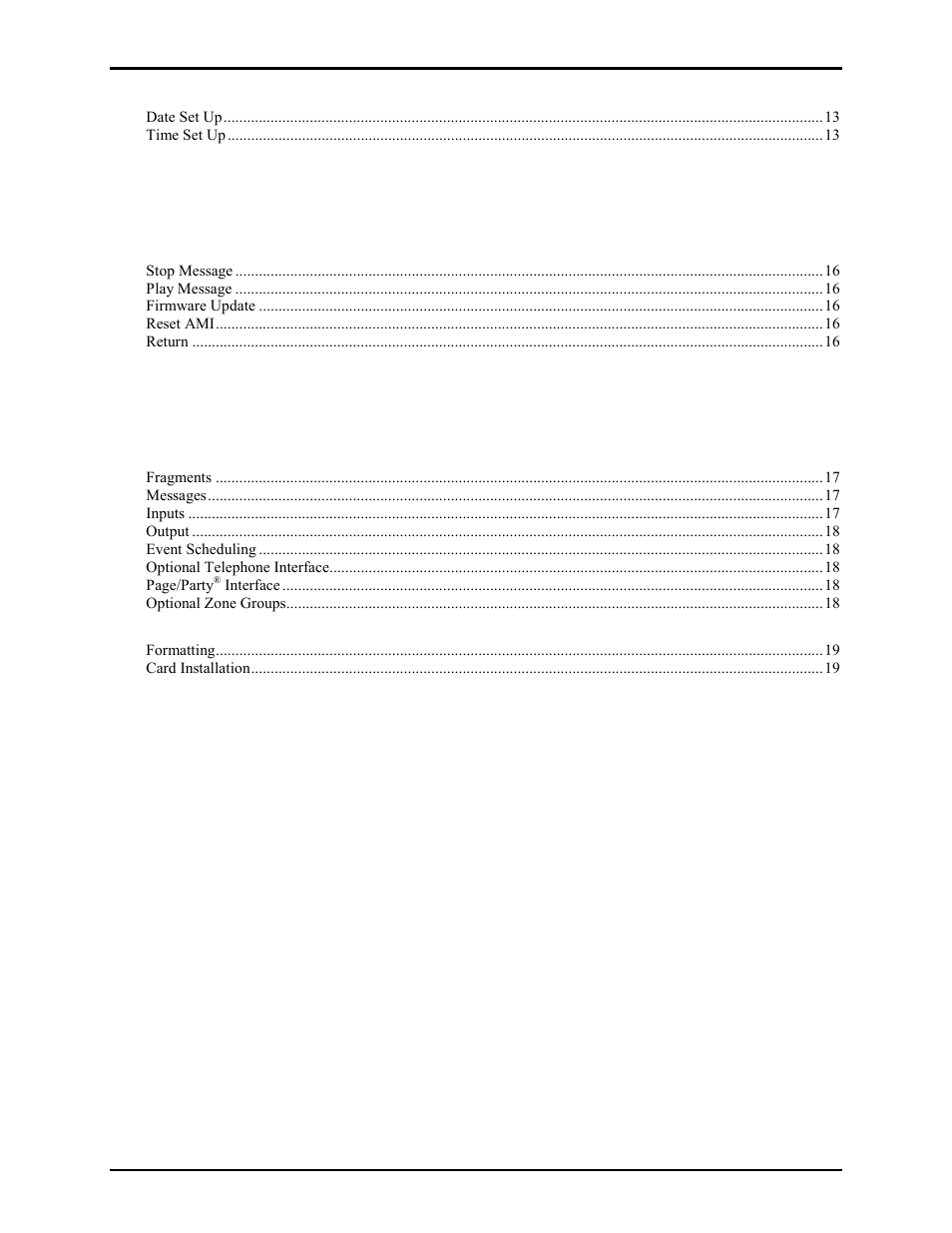 GAI-Tronics 10959-201 and 10959-203 Wall-mount Audio Messenger Interface User Manual | Page 2 / 23