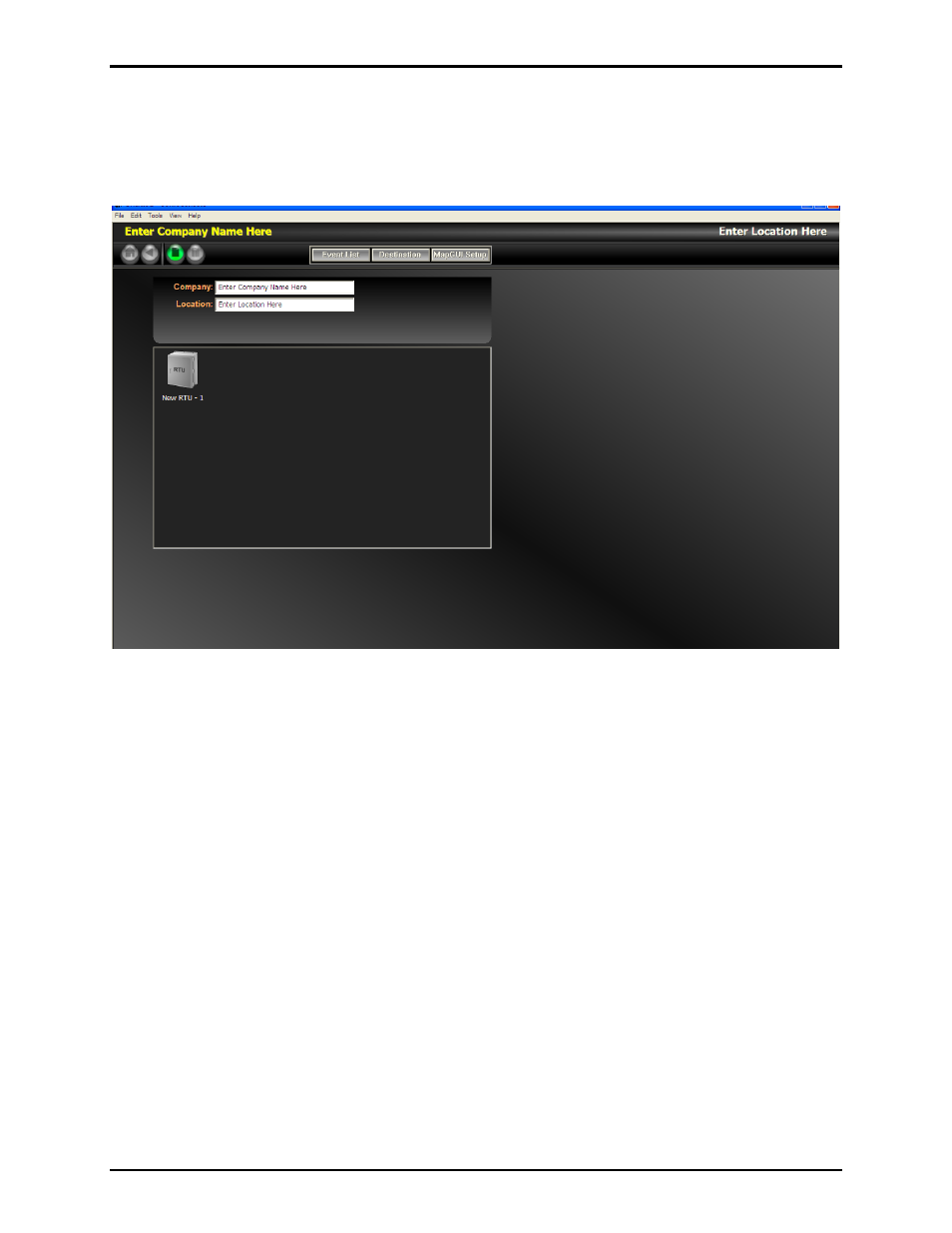 Home screen | GAI-Tronics Sonic Alarm Sonic Alarm System Software Programming and User Manual User Manual | Page 11 / 101