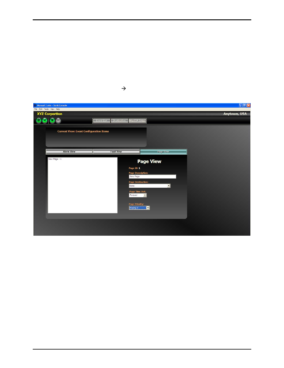 Paging event list | GAI-Tronics Sonic Alarm Sonic Alarm System Software Programming and User Manual User Manual | Page 20 / 101